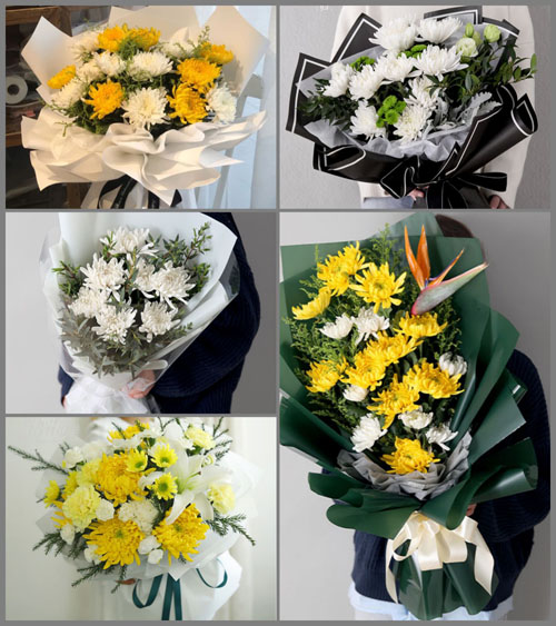 贵州黔南州惠水县好花红镇三联村白事花束代送